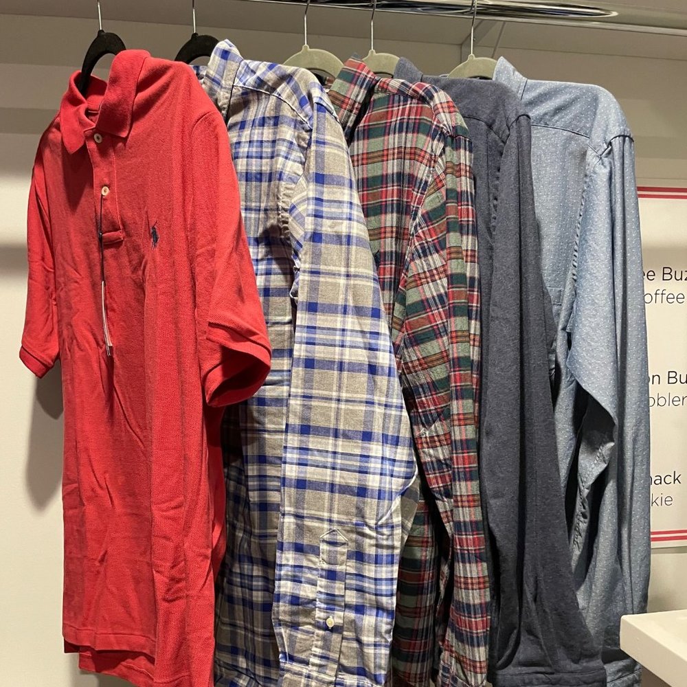 Shirt Bundle - Large - 3 x Ralph Lauren and 2 x Eton (Brand New)